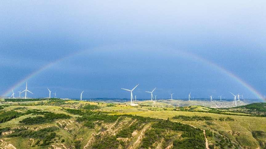 新能源風光項目。受訪者供圖